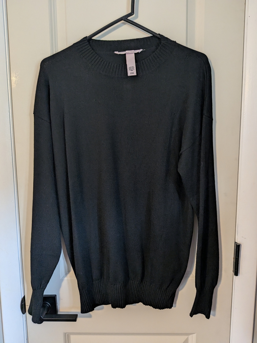 Victoria's Secret Women's Black Crewneck Sweater